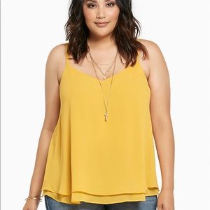 Torrid chiffon cami